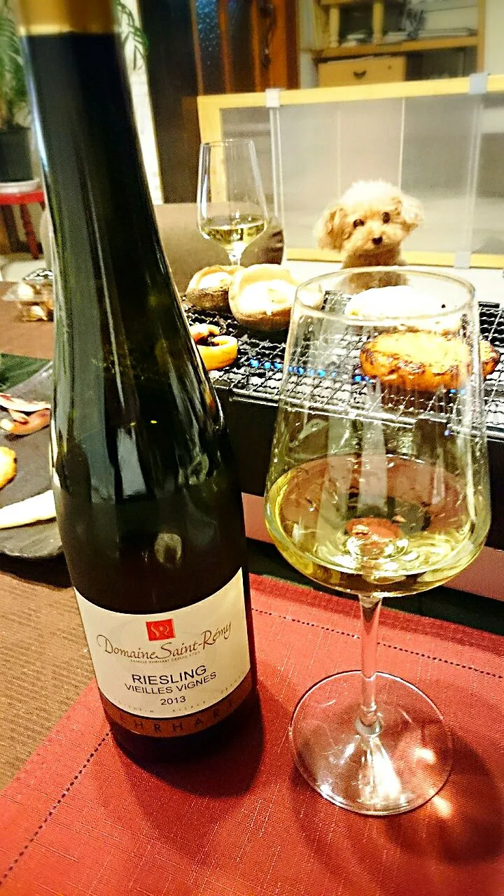 久しぶり屋内バーベキュー🍴フランスのリースニング🍷＼(^^)／|ナムナムさん