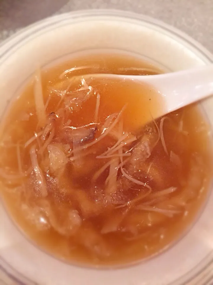 Fish maw soup with bamboo shoot|karen limさん