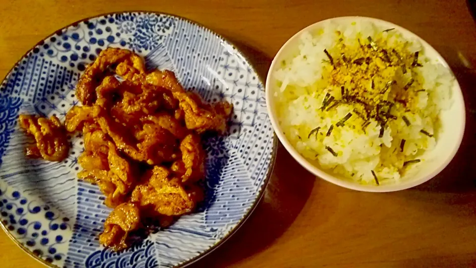 のりたまご飯
マヨポン炒め|ちさとさん