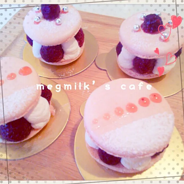 ＊マカロンケーキ＊|＊megmilk’s cafe＊〜☆*:.｡. ほっこりごはん。｡.:*☆〜さん