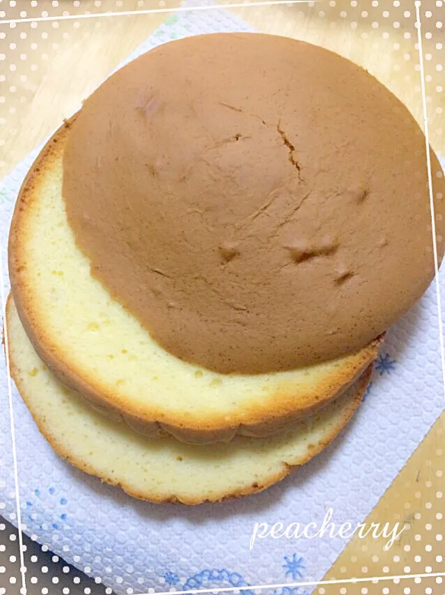 実家でこっそり😁ケーキ作り🎂土台②|☆ぴ〜ちゃん☆さん