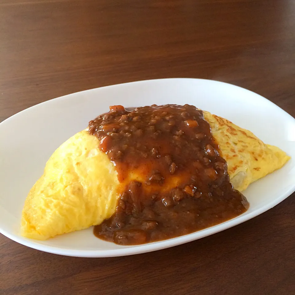 Snapdishの料理写真:ハヤシオムライス🍛✨|まきんすぱん///さん