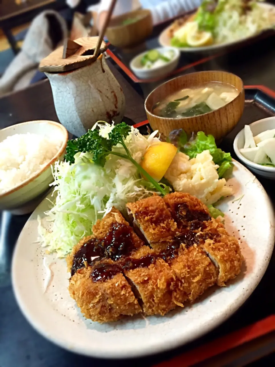 ✨ヒレカツ定食✨|中さんさん