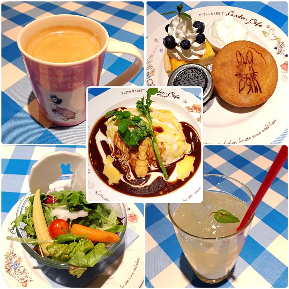 ”ピーターラビットカフェ”で娘とランチ(*´︶`*)♡|Makinsさん