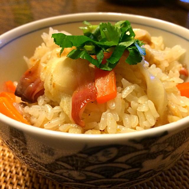 北海道 活けホッキ貝で炊き込みご飯 Rariko Snapdish スナップディッシュ Id Pjozfa