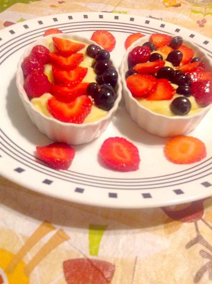 Fresh berries and cream|John Baker Greskiewiczさん