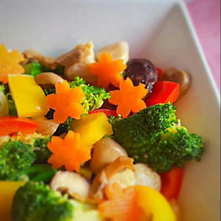 Snapdishの料理写真:quick stir fry vegetables for lunch, no rice|Chua Jeanさん