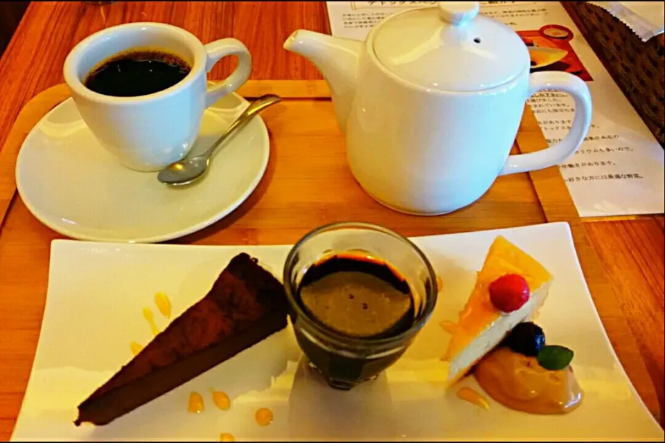 コーヒーブレイク☕Sunset roaster coffee様
ソイブレッド❤豆乳ガトーショコラ🍫珈琲寒天🎵＆クリスマスブレンド⛄🎄✨|メイメイda.さん