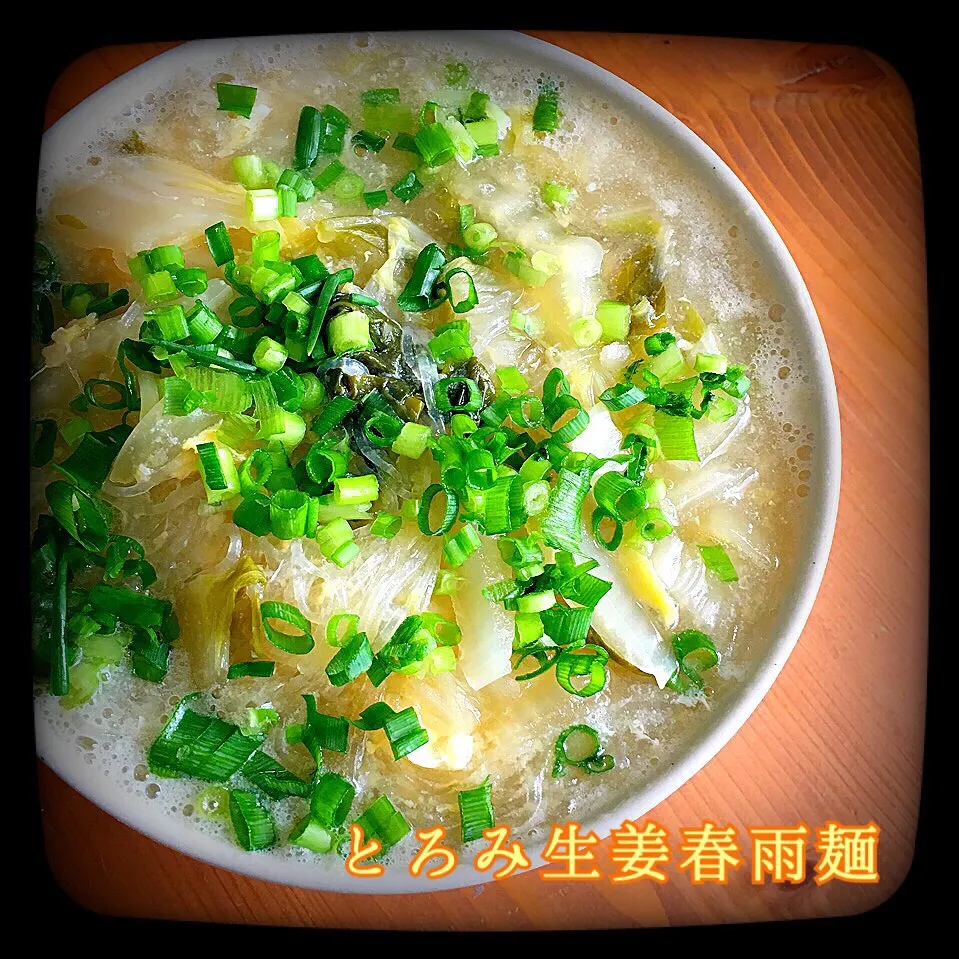 咲きちゃんのじんわりホカホカ✨とろみ生姜春雨麺✨|ともきーた (伊藤 智子)さん