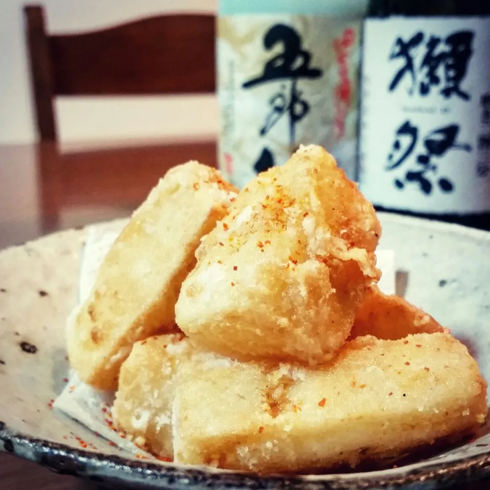 ほくほく美味しい😋長芋唐揚げで乾杯~🍶|ひかりママさん