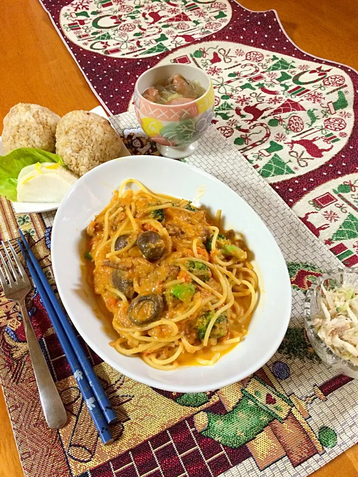 トマトクリームチーズパスタ|岡 千鶴さん