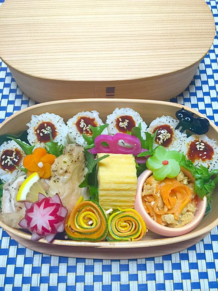 Snapdishの料理写真:火曜日の息子弁当❤︎|Mayumi Konishiさん