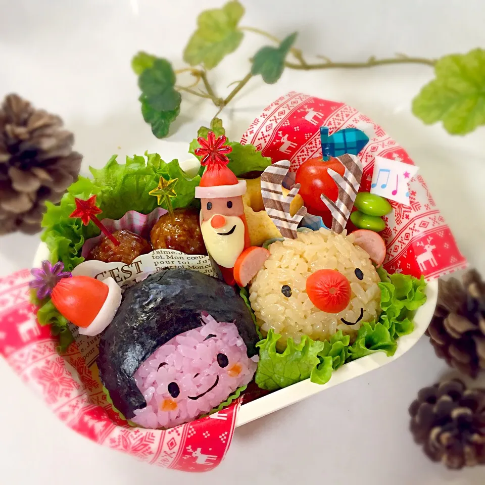 Snapdishの料理写真:さっちゃんのクリスマスお弁当🎅|sakyu☆さん