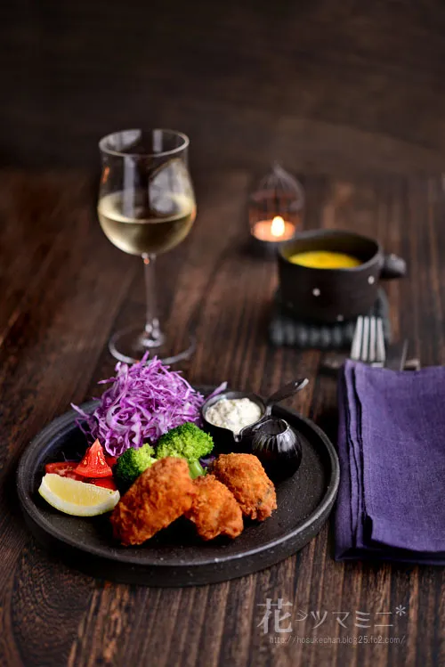 「牡蠣フライ」 #花ヲツマミニ|ほ助さん