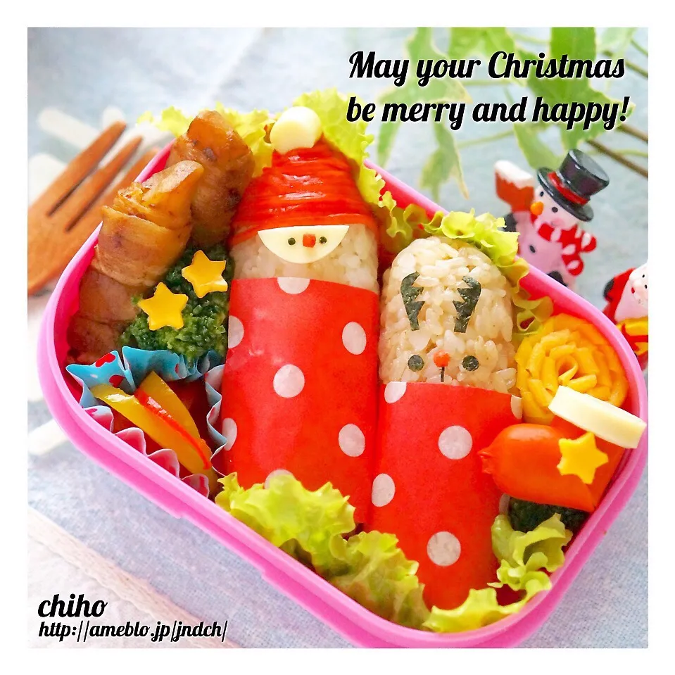 スティックおにぎりでクリスマス弁当☆|chihoさん