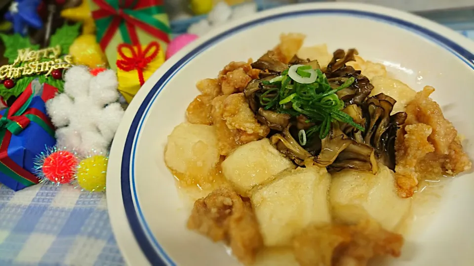 豆腐と鶏肉のしょうがあんかけ|よっしー(=^ェ^=)さん