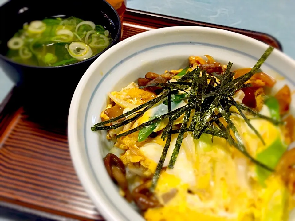 ☆今日の賄い☆ 12/8 きのこ丼&味噌汁|mamiさん