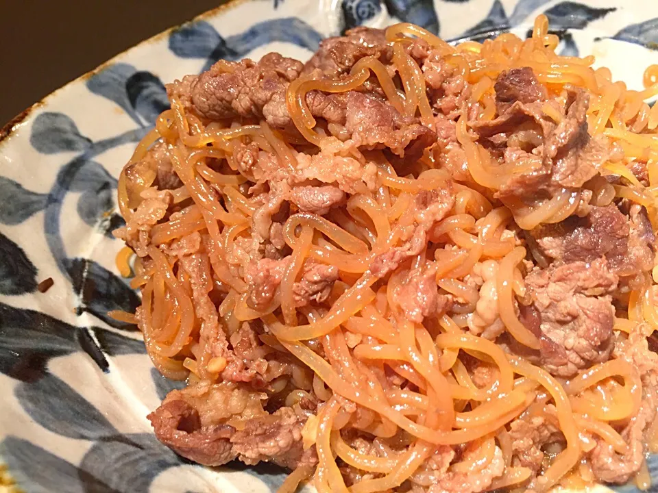 糸こんにゃくと牛肉のしぐれ煮|和ははさん