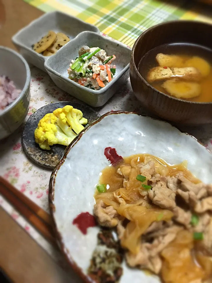 Snapdishの料理写真:今日の晩ご飯|yomechanさん