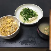 もやし丼
豆腐サラダ|＼(^o^)／さん