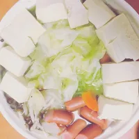 お野菜たっぷり鍋🍲|めりこんぶ♩さん