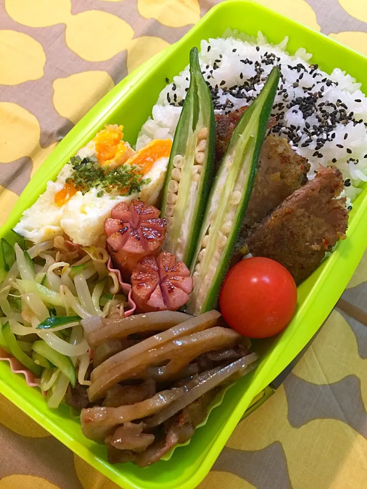 Snapdishの料理写真:2015.12.9中３男子 弁当(ღ˘⌣˘ღ)|mari-pさん