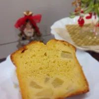 Snapdishの料理写真:ラフランスのパウンドケーキ|ALAmiさん