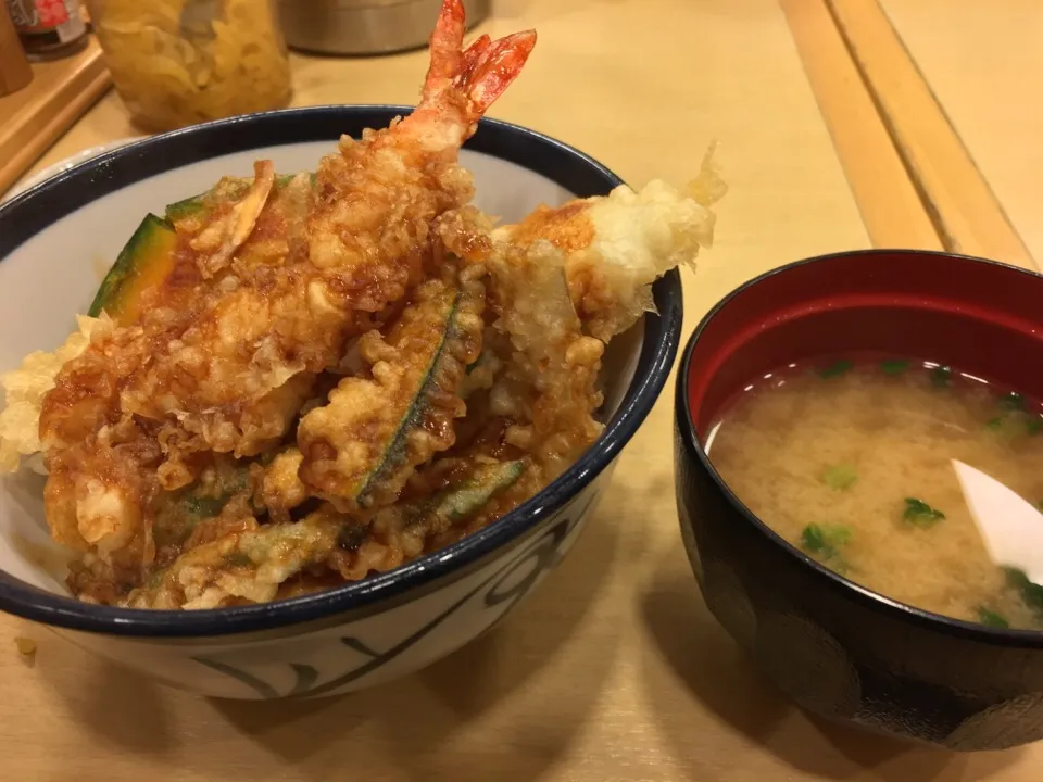 天丼500円 100円割引券行使|PegaOさん