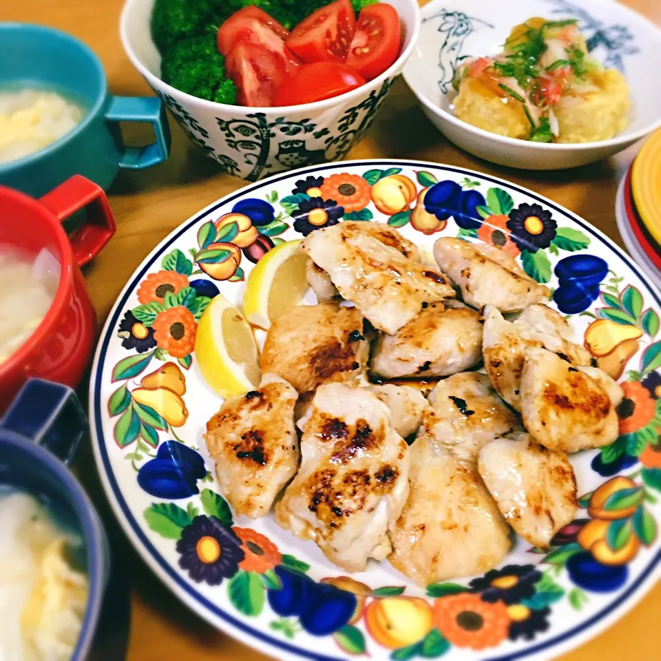 Snapdishの料理写真:鶏むね肉の塩麹焼|keyhunterさん