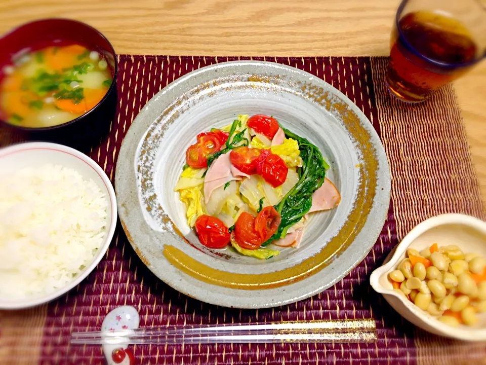 今日のお夕飯＊12/9|ゆきぼぅさん