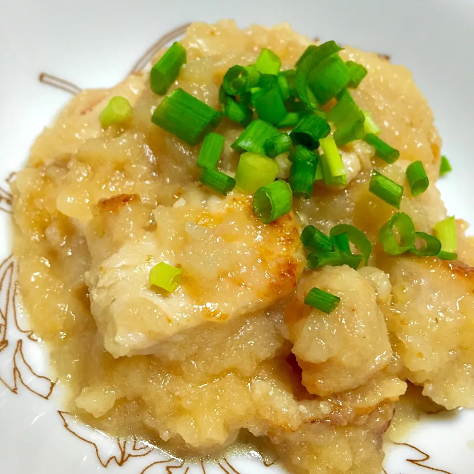 鶏胸肉の柚子胡椒みぞれ煮|カウンター嬢さん