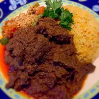 Beef Briyani rice with pickled vegetables|Phillis L Boedigheimerさん