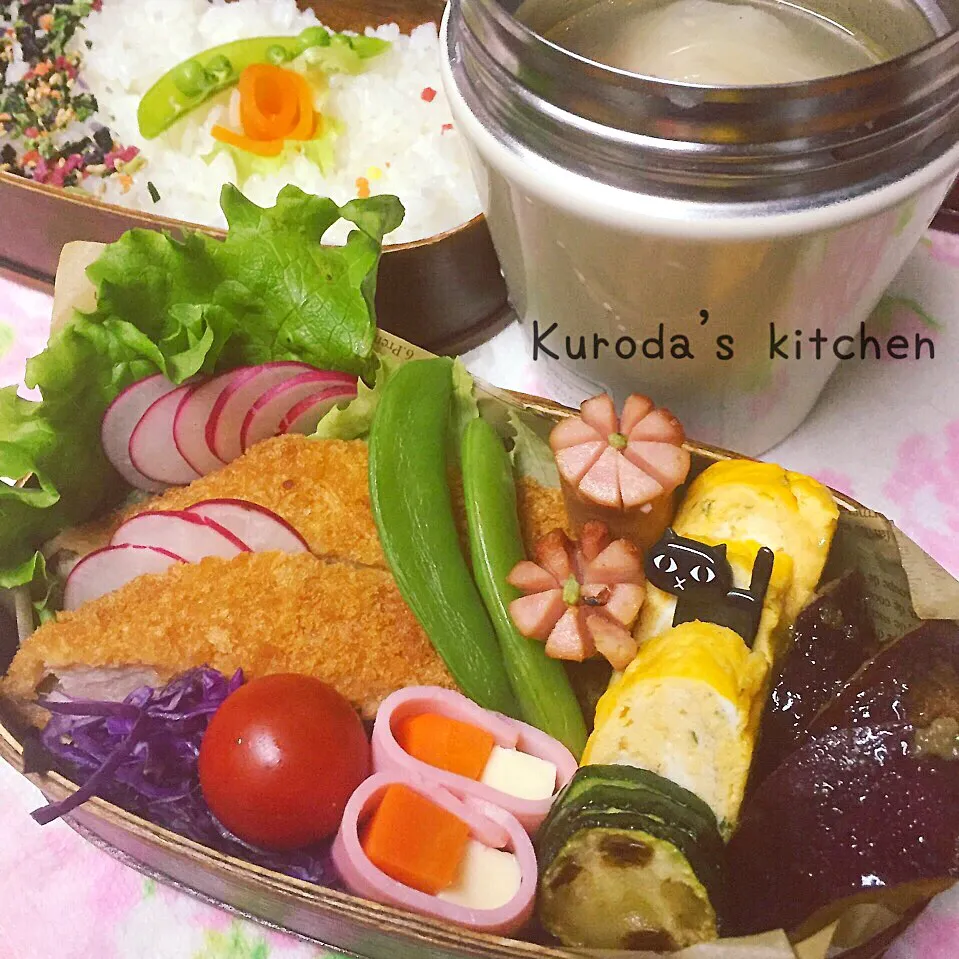 トンカツ弁当(♡´艸`)|kiyomi sakuraiさん