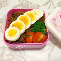 Snapdishの料理写真:牛丼弁当|ちひろさん