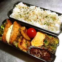 Snapdishの料理写真:旦那の弁当|みやままさん