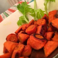 Roasted maple thyme carrots|Zen Daddyさん