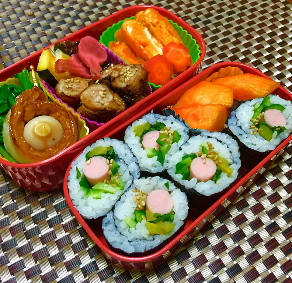 Snapdishの料理写真:☔️娘お弁当🍱🎀|keikoさん