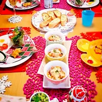 Snapdishの料理写真:ママ友とのX'masランチ会|Akooooさん