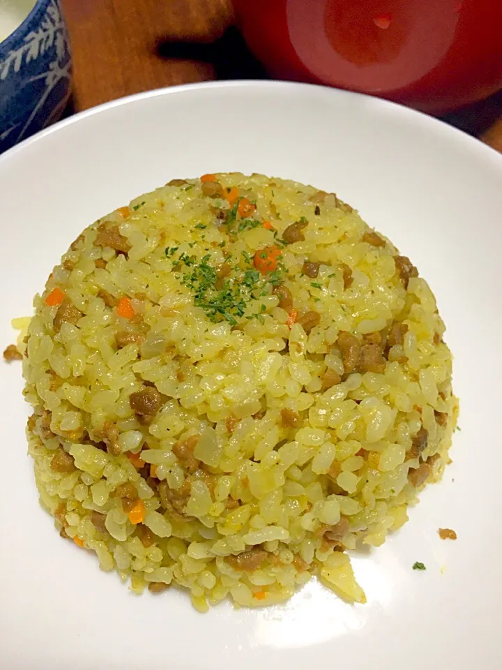 大豆の挽肉を使ったドライカレー|yumyum😋さん