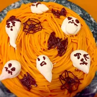 ハロウィンnaパンプキンpoiモンブラン|本多文憲さん