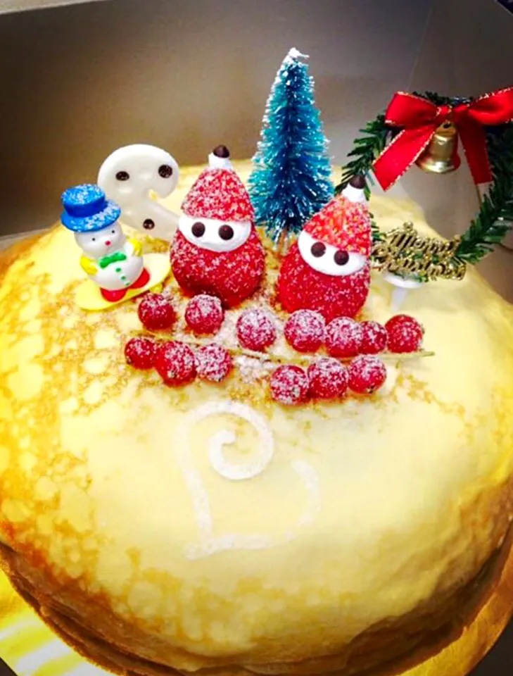 Crepe cake, special treat this Christmas!|Phillis L Boedigheimerさん