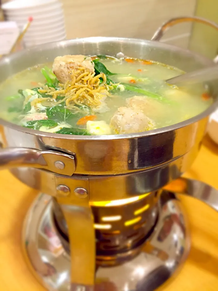 Spinach Soup Steamboats  @A One Claypot House|Tari's Kitchenさん