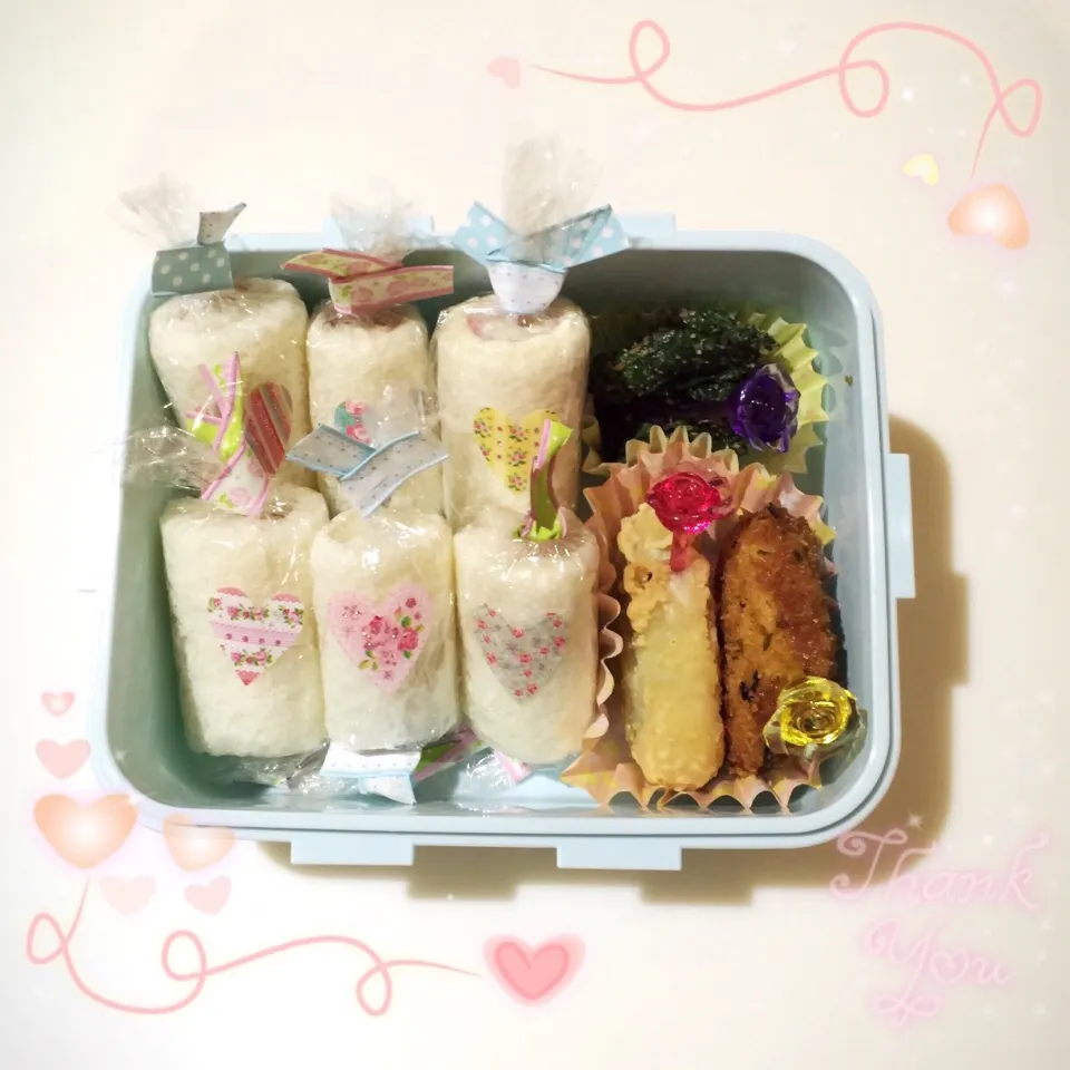 ♥がいっぱいロールサンド弁当♥|Makinsさん