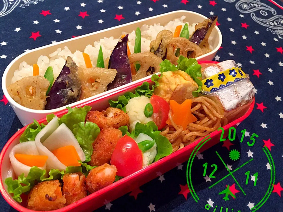 娘弁当☆ナス天丼😊✨|kaoriさん