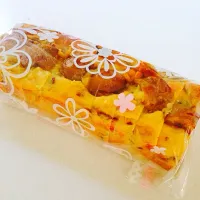 Snapdishの料理写真:贈り物用に♫さつまいもと栗のケーキ✨|みなこさん