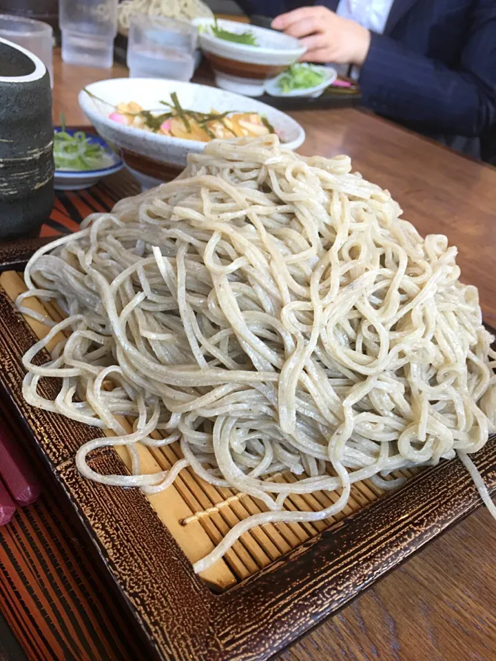 ざるそばと、卵どんランチ|Agaricusさん