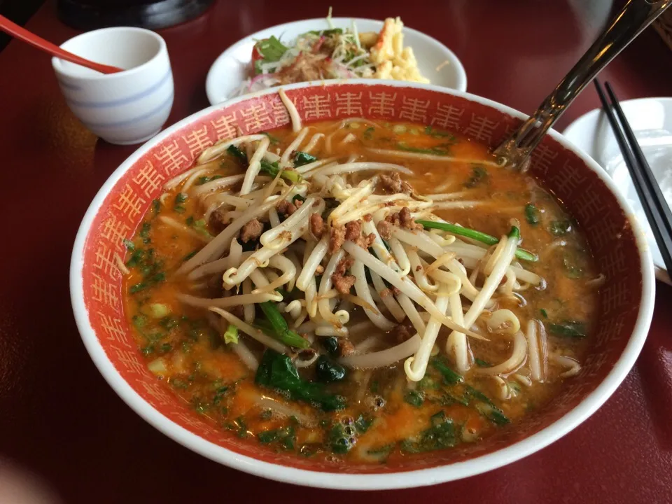 【華萬】肉みそもやしラーメン|りをさん