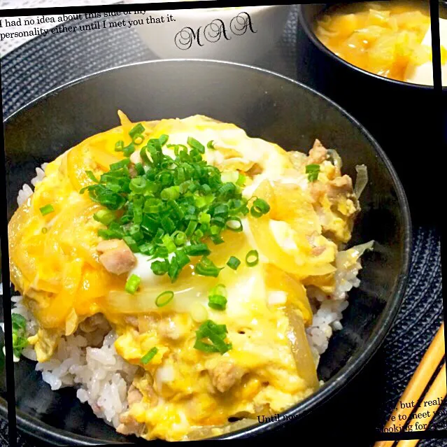 Snapdishの料理写真:キヨシュンさんの料理 ふわとろ親子丼|まぁちゃんさん