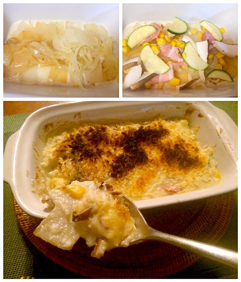 momozail's Creamy gratin of tofu&radish♨けいさんの大根&豆腐のｸﾘｰﾐｰｸﾞﾗﾀﾝ|🌈Ami🍻さん