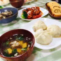 中華スープ、手作り肉まん、ナッツと煮干しの田作りエトセトラ。。(今日の投稿分の続き★)|tamakoさん